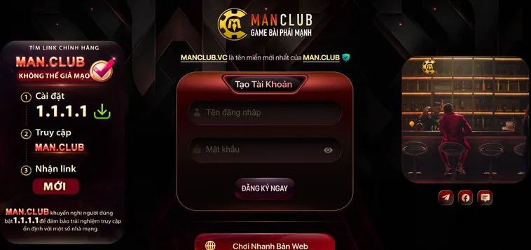 Hướng Dẫn Chi Tiết Cách Đăng Ký ManClub Dành Cho Người Chơi Mới Năm 2026